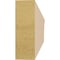 Ekena Millwork 2in. W x 6in. H x 28in. L Rivera Woodgrain TimberThane Rafter Tail, Primed Tan RFTUR02X06X28RIVRCPR - alternate 2